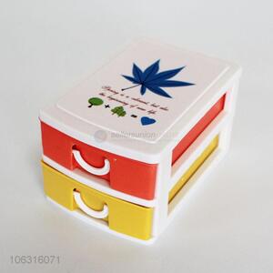 Good quality household use 2-tier plastic storage box