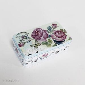 Professional supply metal box tin cans storage box for candy