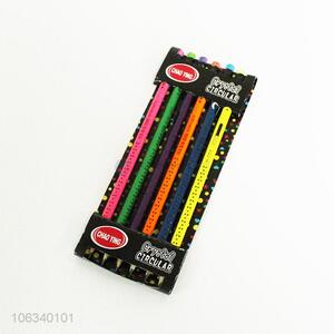 High quality colourful stationery 6pieces pencil set