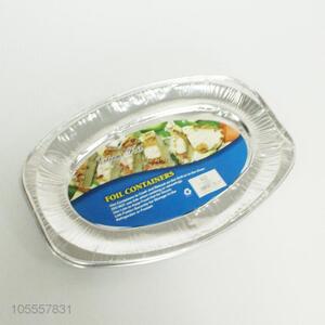 Low price 3pcs aluminum <em>foil</em> plate <em>food</em> packing plate/tray