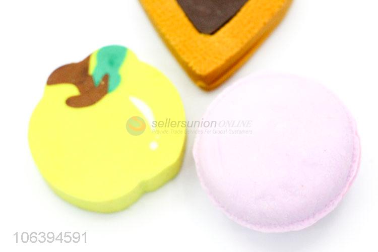 New design novel stationery cute creative TPR material eraser