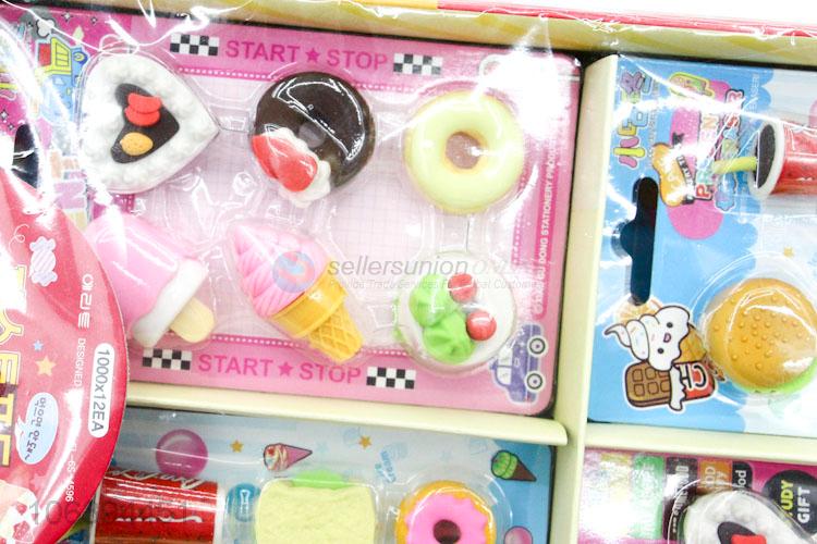 Dependable factory novel stationery cute creative TPR material eraser