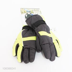 Custom Winter Waterproof Snowboard Ski Gloves for Men