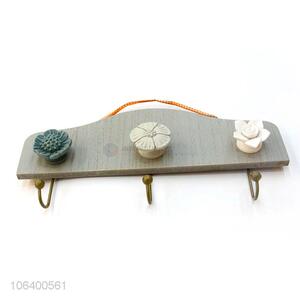 Fashion Lotus Design Wall Hooks Household Decoration Crafts