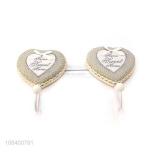 China Manufacture Heart Shape Hook Coat Hat Hanger