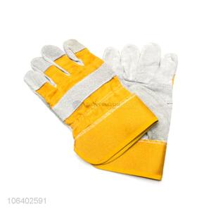 Good Sale Leather Arc-welder's Gloves Working Gloves