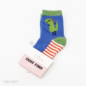 Dependable factory kids girls winter warm ankle socks cotton socks
