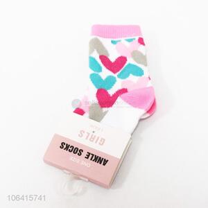 Best selling premium young girls cotton ankle socks