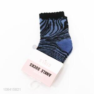 Trendy kids girls winter warm ankle socks cotton socks
