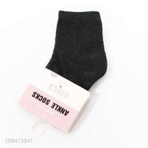 Customized premium young girls cotton ankle socks for sale