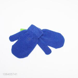 High Sales Blue Winter One Fingers Acrylic Gloves