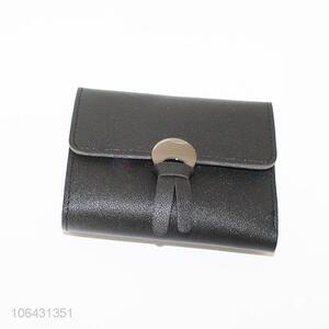 Newly designed ladies fashion pu leather wallet card holder