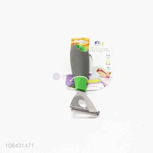 Factory Sell Plastic Handle Stainless Steel Vegetable Fruit Peeler