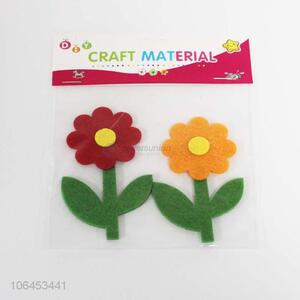 Custom Home Decoration Felt Flower Sticker