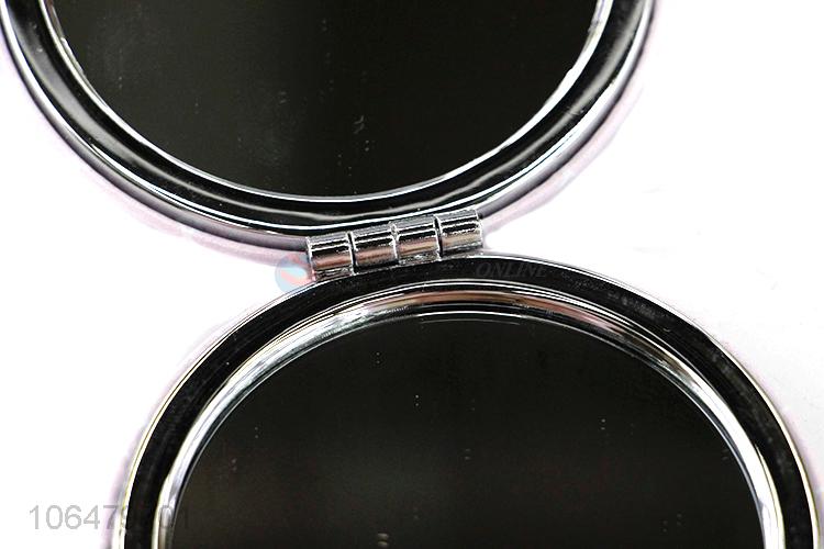 Fashion Foldable Round Makeup Mirror Pocket Mirror