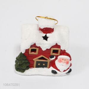 New Design House Shape Christmas Ceramic Crafts With Light