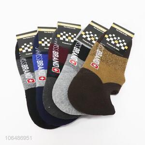 Wholesale Custom Breathable Comfortable Men Ankle Boat Socks