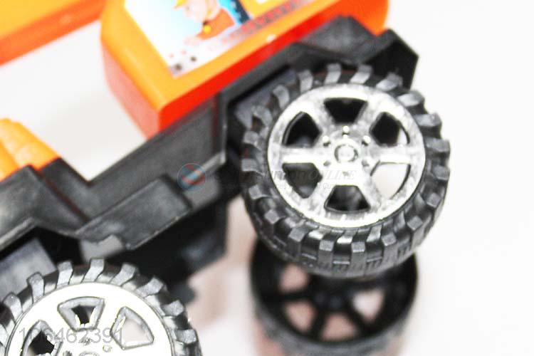 Wholesale plastic cartoon friction engineering vehicle toys