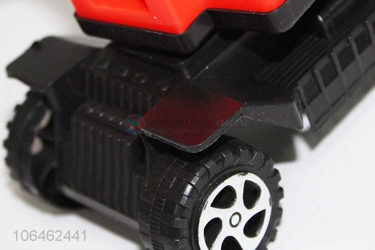promotional plastic engineering vehicles inertial car for kids