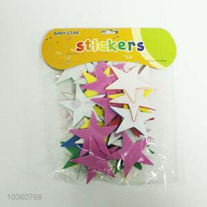 Contracted Design Five-pointed Star DIY Christmas EVA sticker