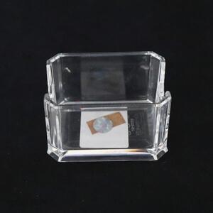 Promotional rectangular transparent plastic tea bag holder coffee sugar bag holder