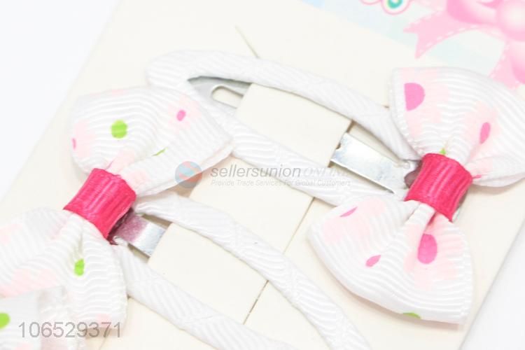 Wholesale Kids Hair Accessories Bow Hair Clip Set