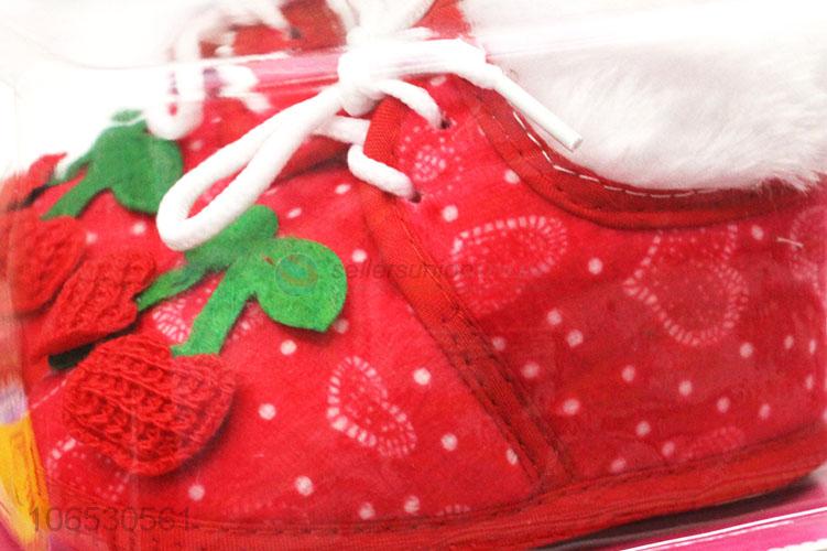 Factory Price Cute Soft Bottom Winter Warm Baby Shoes