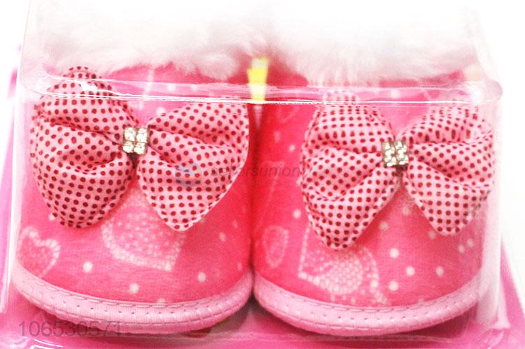 Wholesale Cartoon Plush Shoes Comfortable Cute Baby Shoes