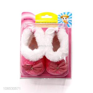 Wholesale Cartoon Plush Shoes Comfortable Cute Baby Shoes
