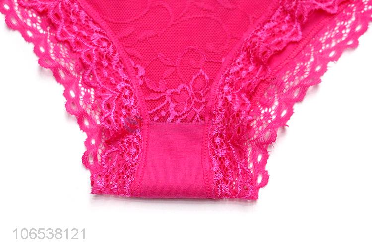 Best Popular Soft Ladies Lace Underpants Women Cotton Underwear