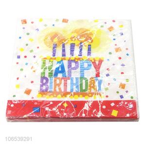 Wholesale price custom personalized paper napkins dinner napkins