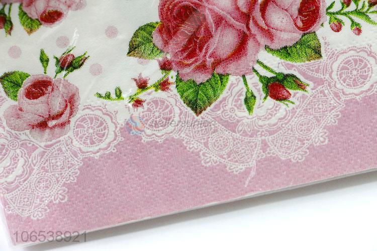 Professional supply custom printed dinner paper napkins for hotel