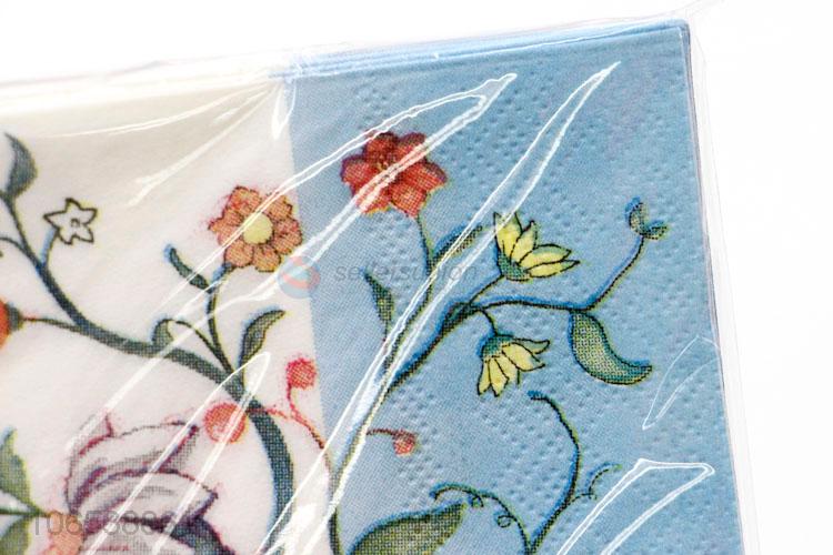 Best quality 16.5*16.5cm exquisite hotel paper napkins