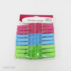 Top supplier wholesale household colorful plastic clothes pegs