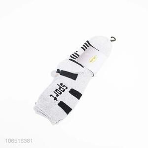 High sales men socks mid-calf length cotton socks