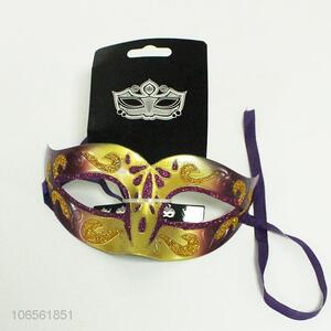 Low price party supplies golden masquerade party mask