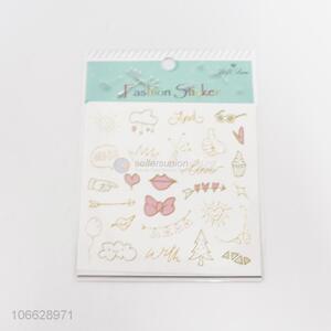 Custom personalized cartoon paper stickers for decoration