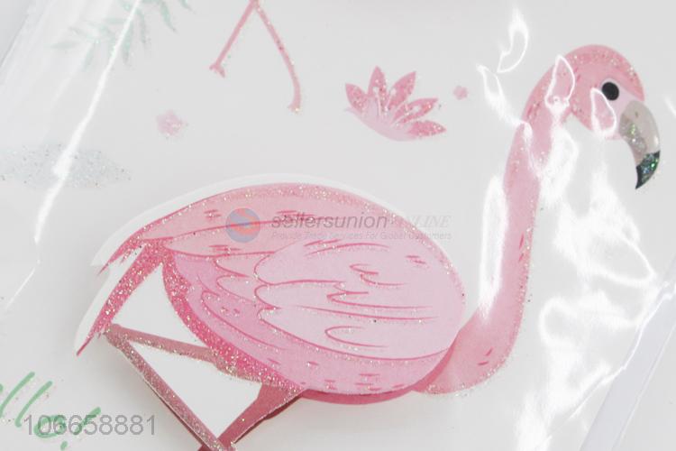 Fashion Style Flamingo Pattern Greeting Card