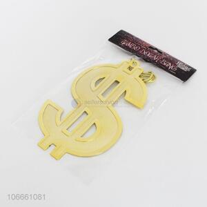 Wholesale plastic golden dollar sign for party decoration