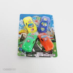 Wholesale 4 Pieces Plastic Car Model Toy Vehicle