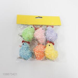 New style colorful chicken cute creativity hairpin for decorations