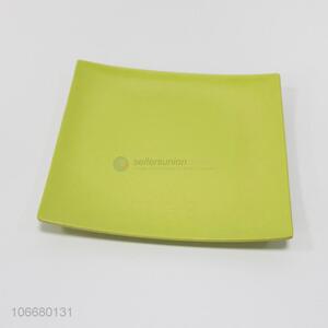 Wholesale Biodegradable Bamboo Fiber Square Fruit Plate