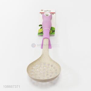 Hot sale household straw slotted ladle cooking tools