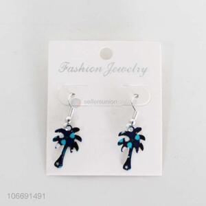 New Fashion Design Colorful Coconut Palm Tree Earrings