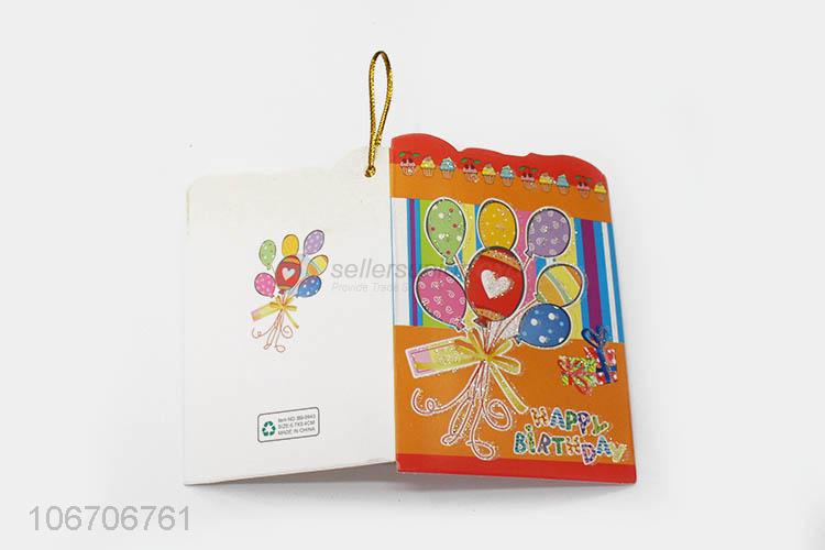 Factory direct sale rectangle birthday cards birthday greeting card