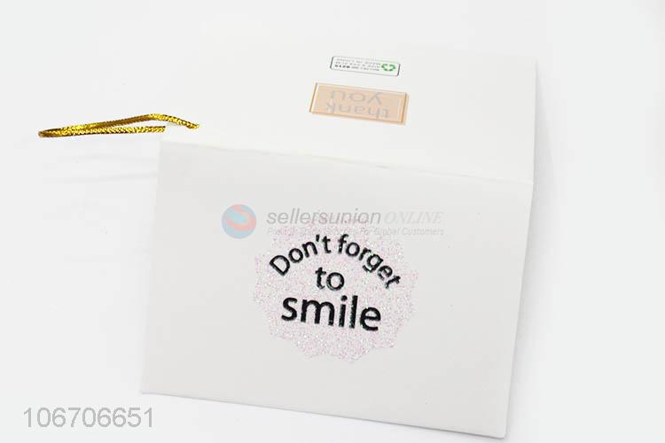 Hot products rectangle thank you cards paper greeting card