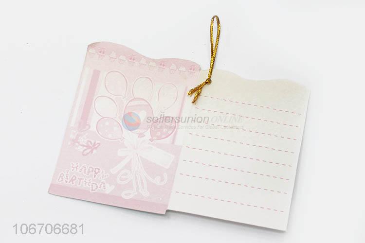 China supplier rectangle birthday cards birthday greeting card