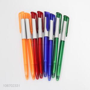 Low price 8pcs/set plastic ball-point pens school stationery
