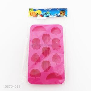 New design wholesale fruits shaped silicone ice cube tray