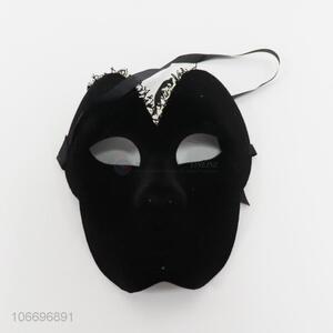 Factory Eco-friendly Halloween Plastic Black Masquerade Mask